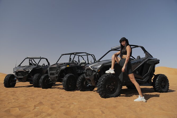 1 seater Dune Buggy Safari / In Morning - Safety gear and the small-group setup