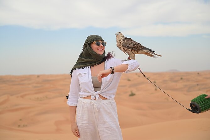 4 Hour Morning Desert Safari with Camel Ride & Sand Boarding - Dune bashing on the red sand