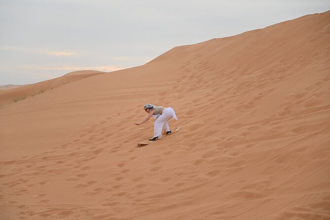 4 Hour Morning Desert Safari with Camel Ride & Sand Boarding - Restrooms, refreshments, and optional food