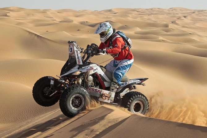 4x4 Self-Drive Quad Bike Safari with Camel Riding - One hour of self-drive across the dunes