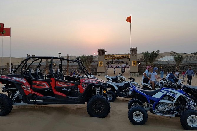 6-Hour Dubai Desert Safari with BBQ Dinner & Quad Biking - Short camel riding and small desert traditions