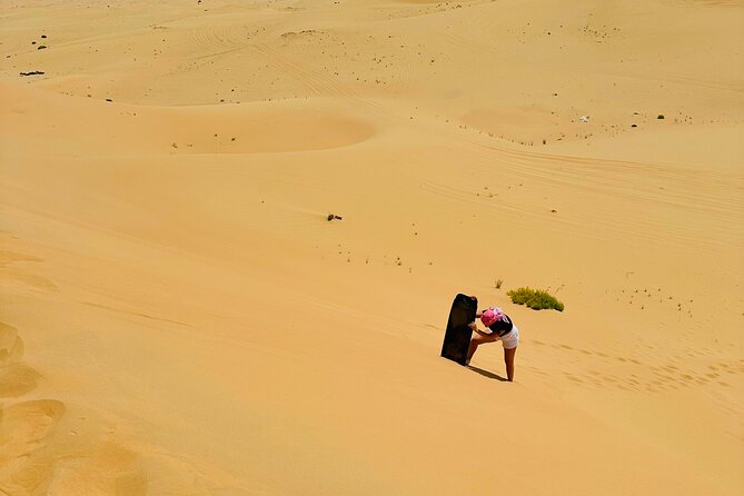 Abu Dhabi: 4x4 Desert Safari and Sandboarding. - Sandboarding on the dunes