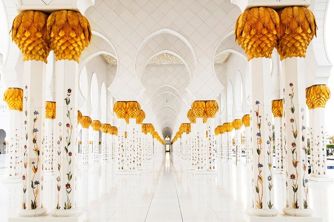 Abu Dhabi city tour & desert safari from Dubai - Sunset, Camp Dinner, and Evening Shows