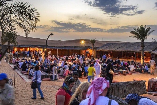 Abu Dhabi Desert Safari BBQ Dinner Live Shows Pick & Drop More - BBQ buffet dinner and included drinks