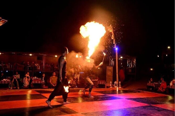 Abu Dhabi Desert Safari BBQ Dinner Live Shows Pick & Drop More - Three live shows after dark