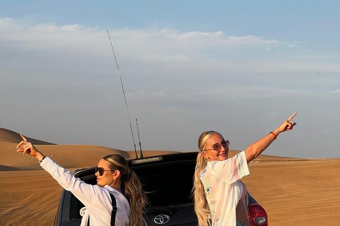 Abu Dhabi Desert Safari BBQ Dinner Live Shows Pick & Drop More - 4x4 dune bashing: excitement, but possibly only five minutes