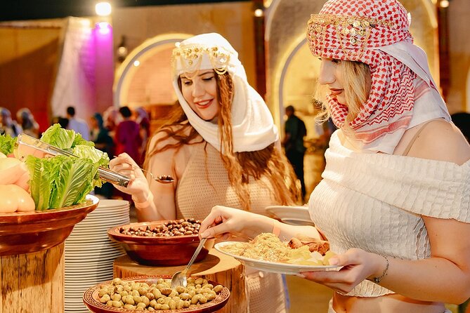 Abu Dhabi Desert Safari: Live Shows, Camel Rides & BBQ Buffet - Sunset photos before the camp lights come on