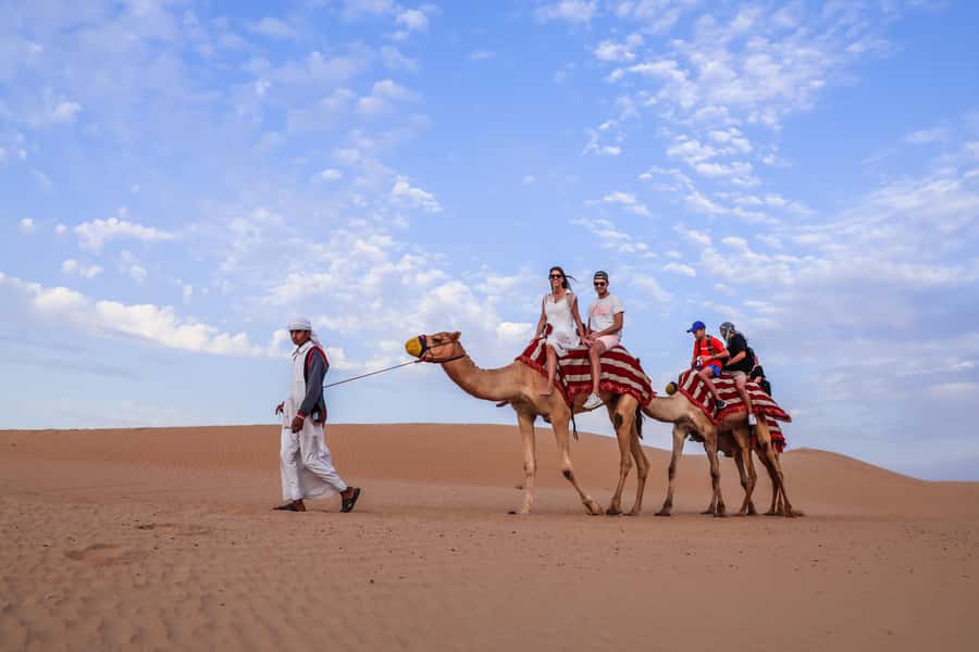Abu Dhabi: Desert Safari, Quad Bike, Camels & Sandboarding - The camel ride and camel farm visit