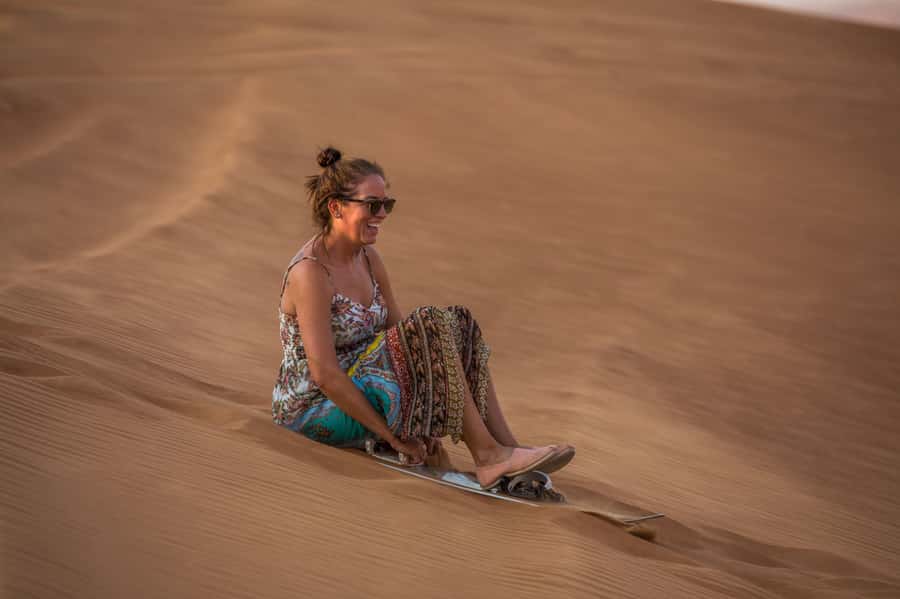 Abu Dhabi: Desert Safari, Quad Bike, Camels & Sandboarding - 30 to 40 minutes of dune bashing