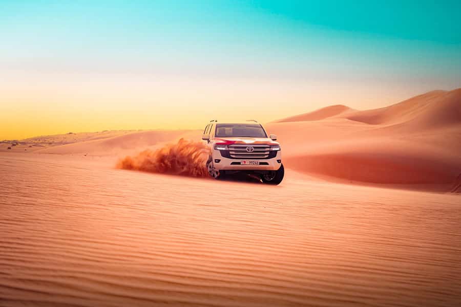 Abu Dhabi: Desert Safari with BBQ, Belly & Tannura Dance - Leaving Abu Dhabi for the Al Khatim Desert