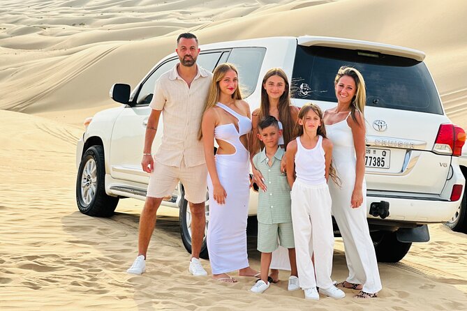 Abu Dhabi Desert Safari With Live Shows And BBQ Buffet Dinner - Belly dancing, fire shows, and waiting time