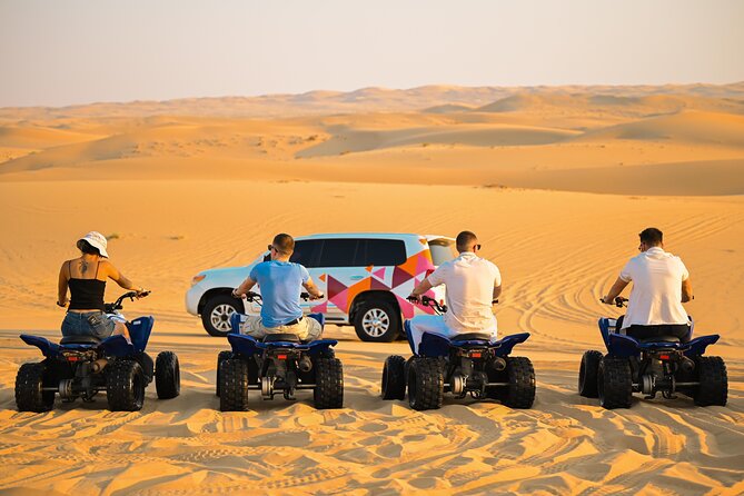 Abu Dhabi Evening Desert Safari - Private car Dune bashing & BBQ - Dune bashing in a Land Cruiser with room to adjust the pace