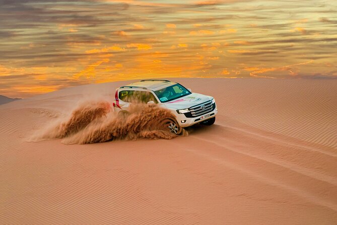 Abu Dhabi Morning Desert Safari: 4x4 Dune Bashing, Camel Ride and Sandboarding - Al Khatim Desert gives you a clear change of scene