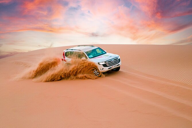 Abu Dhabi Morning Desert Safari: 4x4 Dune Bashing, Camel Ride and Sandboarding - The 4x4 dune bash is the strongest part
