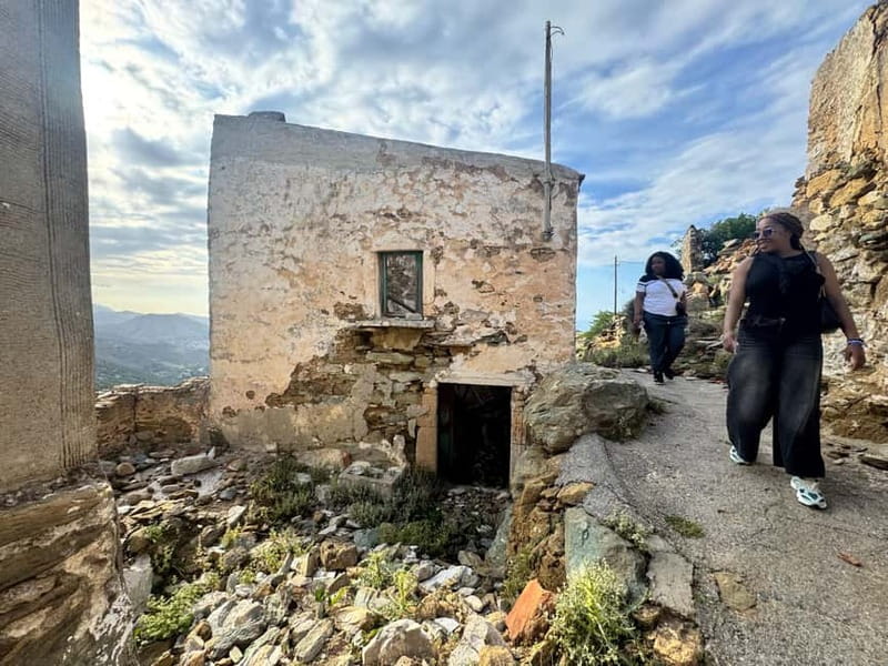 Ag. Pelagia Crete: Quad Safari to explore authentic villages - Walking through Achlada’s nearly abandoned village