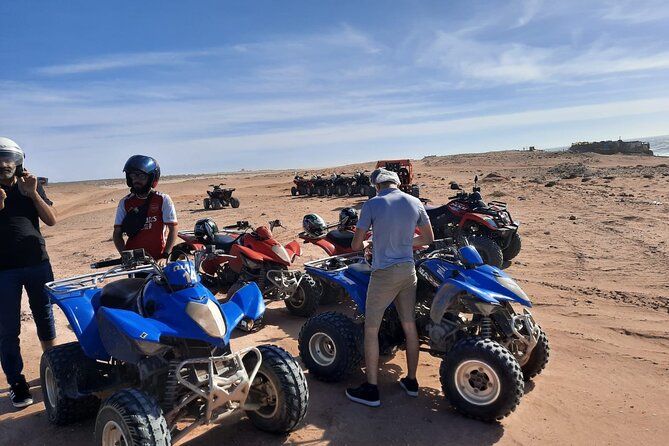 Agadir: Desert Quad Bike Safari with Hotel Pickup & Drop-off - Mint tea, Berber bread, and argan oil
