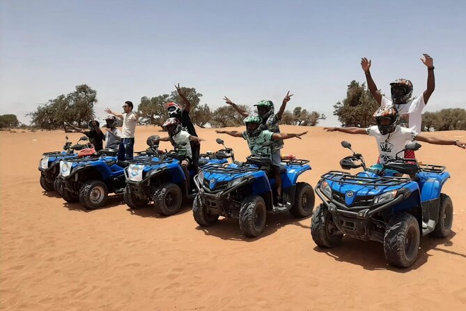 Agadir Quad Bike Safari Desert Sunset - Riding across dry riverbeds and palm groves
