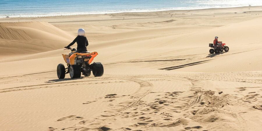 Agadir/Taghazout : Quad Bike Safari Desert - Mint tea with local hosts in the dunes