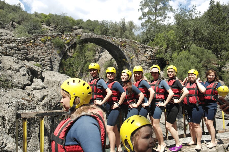 Alanya and City of Side: Whitewater Rafting and Jeep Safari - Lunch halfway through the river run