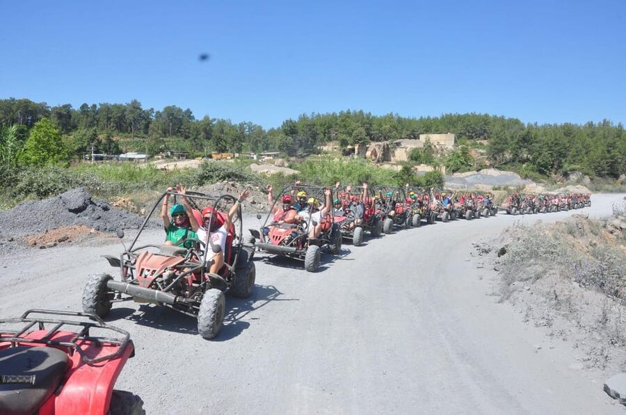 Alanya: Buggy Safari Excursion with Hotel Pickup - Rocky tracks, dust, and muddy patches