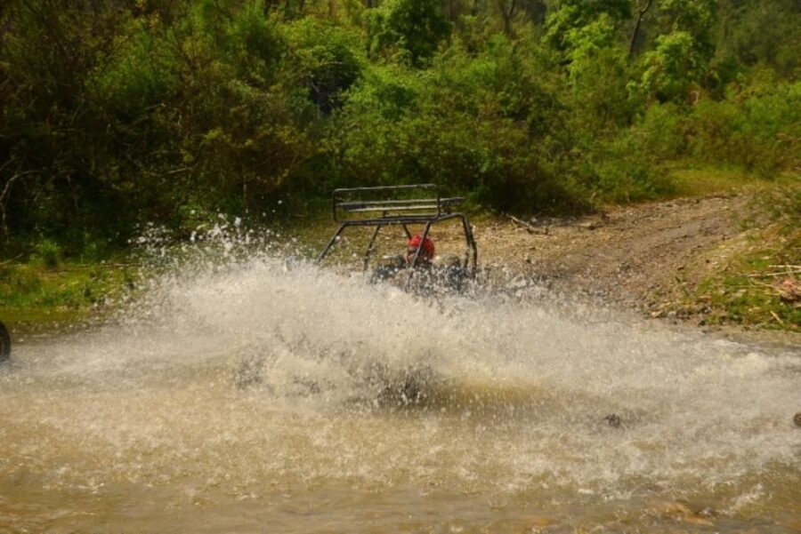 Alanya Buggy Safari Off-Road Thrills! - The river stop after the first ride