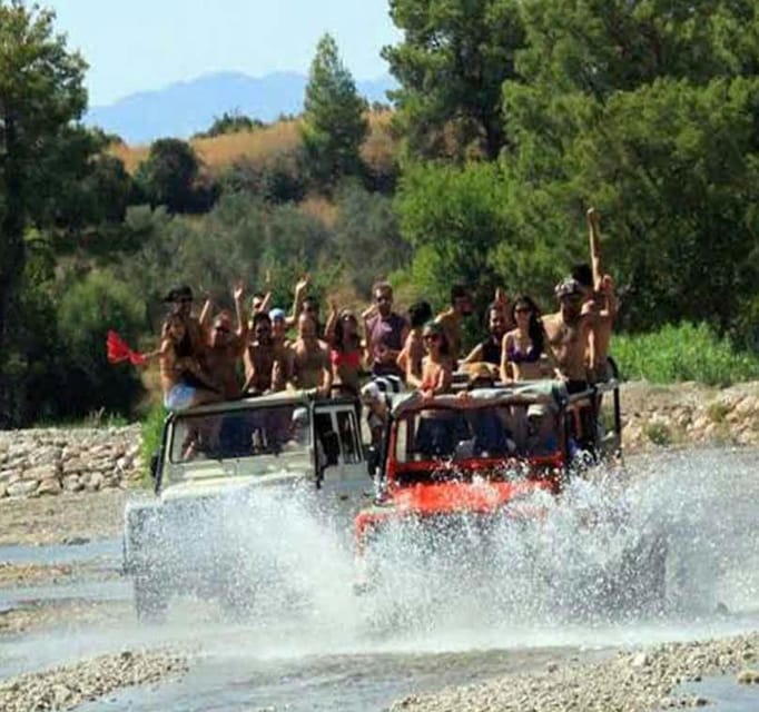 Alanya: Jeep Safari and Sapadere Canyon Tour with Lunch - Lunch with a view, with drinks extra
