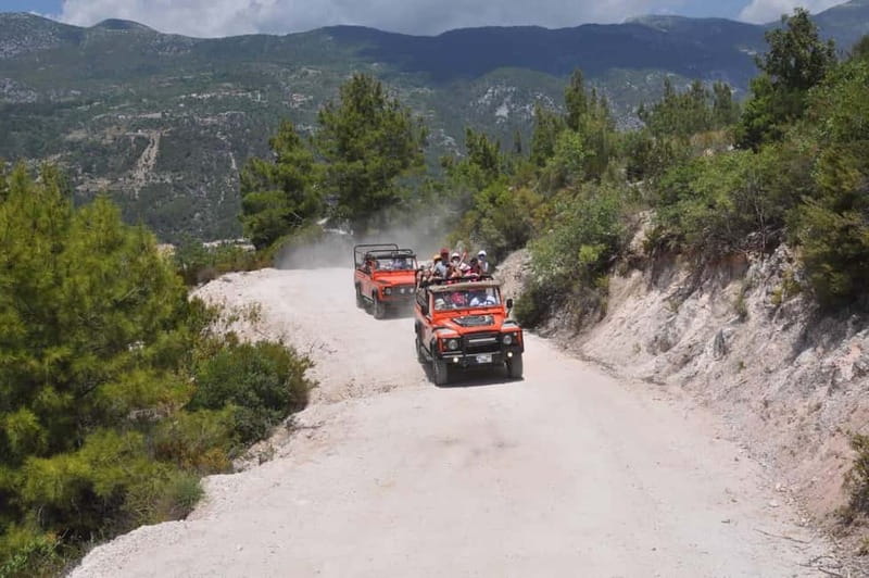Alanya Jeep Safari: Dim Cave, River & Nature Adventure - Çamlıbel brings waterfalls, a canyon, and a waterslide