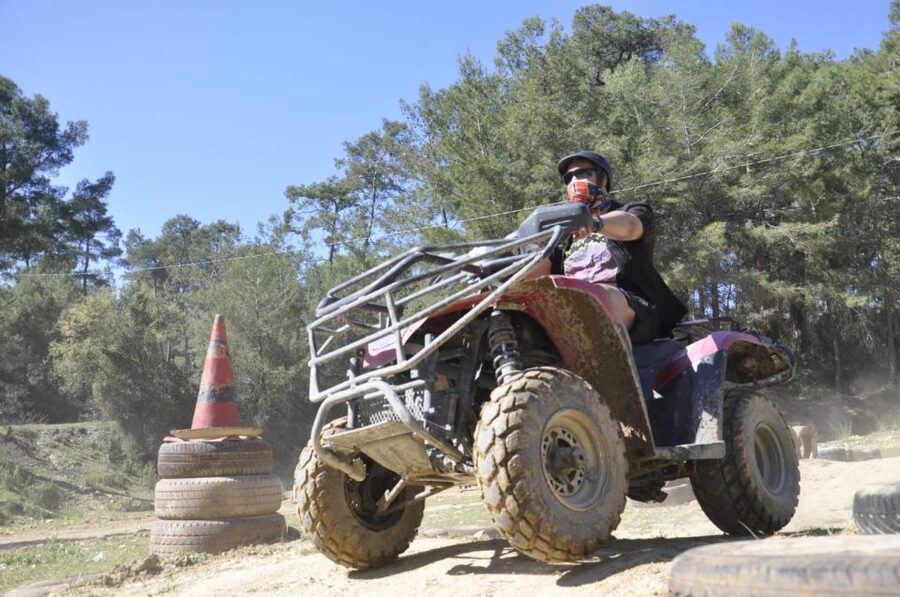 Alanya: Quad Safari Experience with Hotel Transfers - Learning the quad before the mud begins