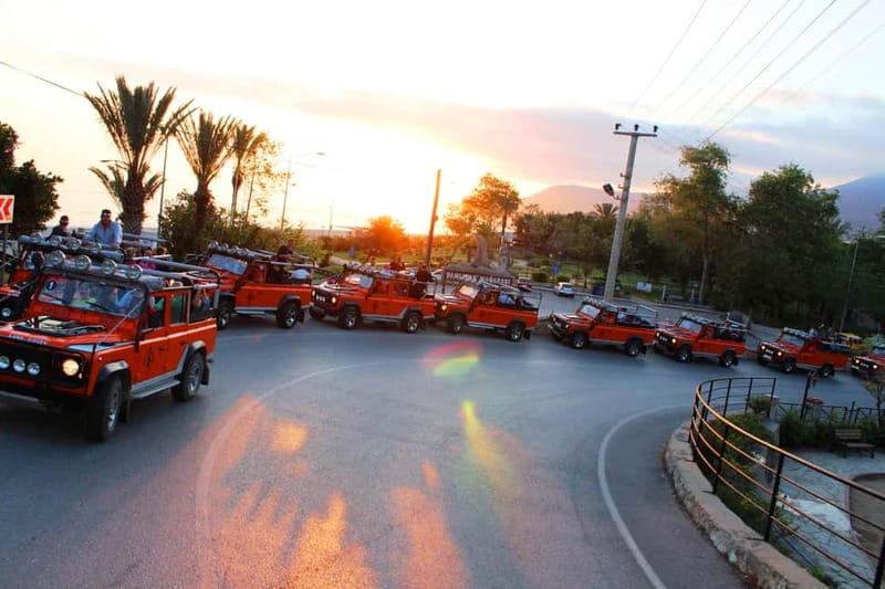 Alanya: Sunset Night Safari with Boat Trip with Dinner - An evening built around Alanya after dark