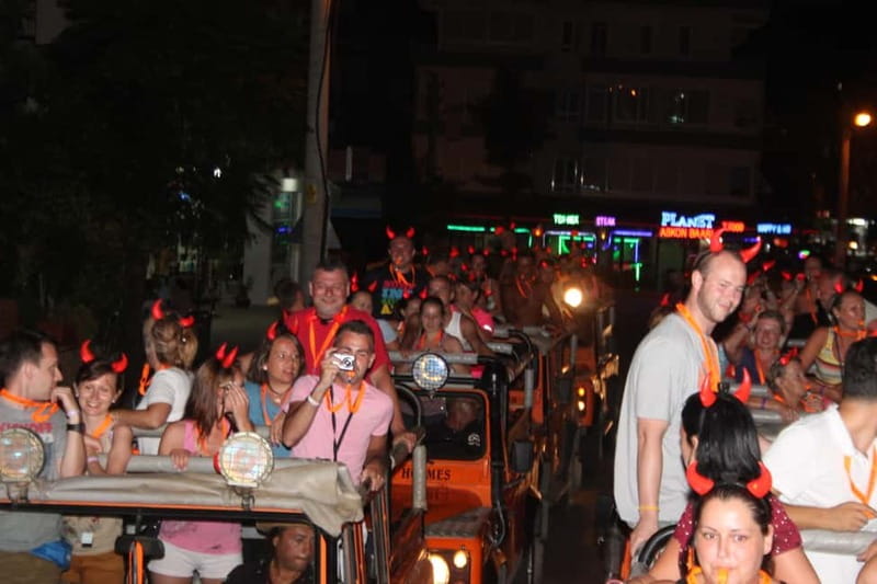 Alanya: Sunset Night Safari with Boat Trip with Dinner - Two hours along the coast from Alanya Marina