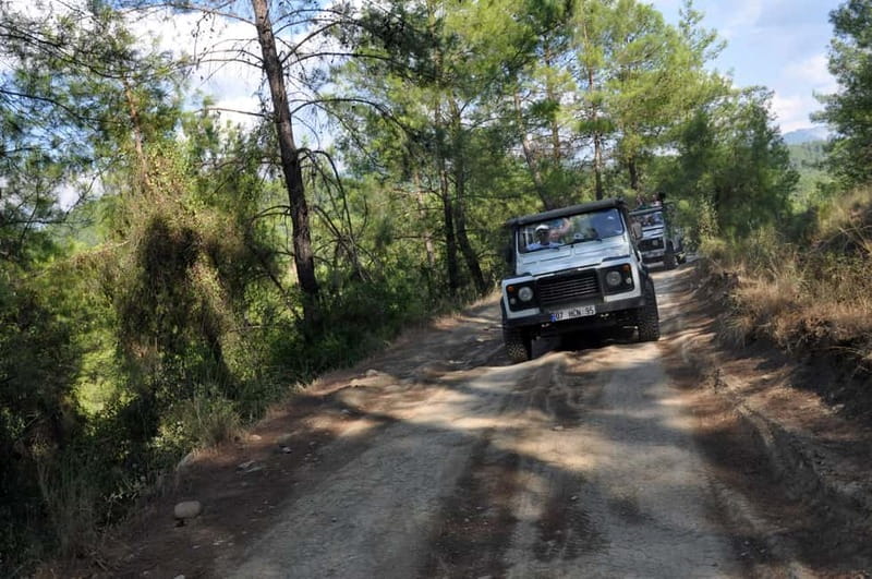 Antalya: Jeep Safari Adventure w/Lunch at Local Restaurant - Ucansu Waterfall and the natural pool