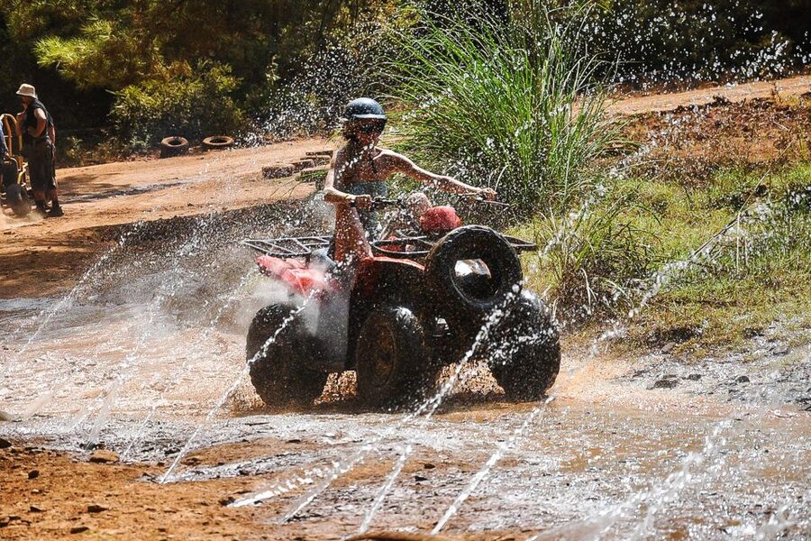 Antalya: Quad Safari Experience with Hotel Transfer - The Briefing and First Practice Laps