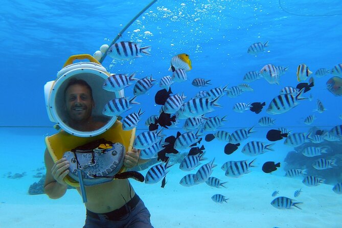 Aqua Safari Introductory Helmet Dive (Underwater Walk) - The briefing and equipment setup