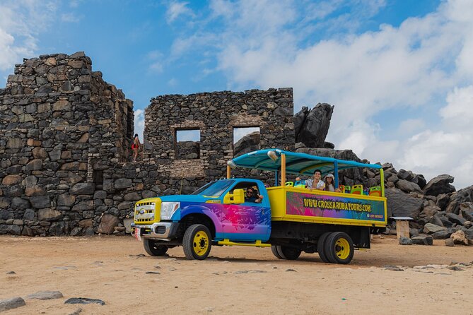 Aruba Full Island Safari with Baby Beach & Natural Bridge - Bushiribana Gold Mill Ruins and Aruba’s Mining Past
