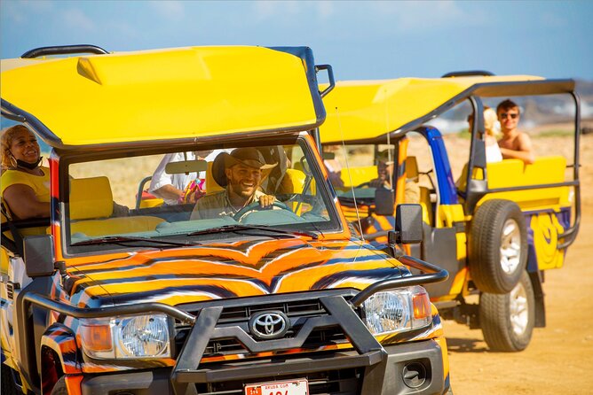 Aruba Natural Pool and Indian Cave Rugged Jeep Safari - Riding through Arikok National Park