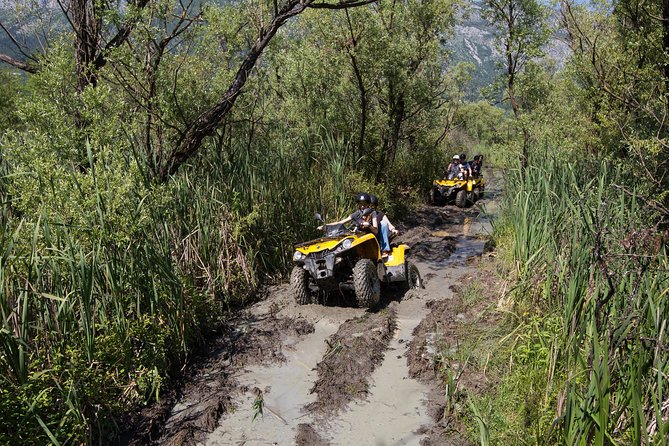 Atv-Quad Safari Kojan Koral with Transport from Dubrovnik - Learning to handle a Can-Am quad