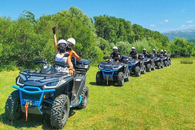 ATV Quad Safari Tour with Picnic & Swimming from Split - Getting ready at Asteria Adventures