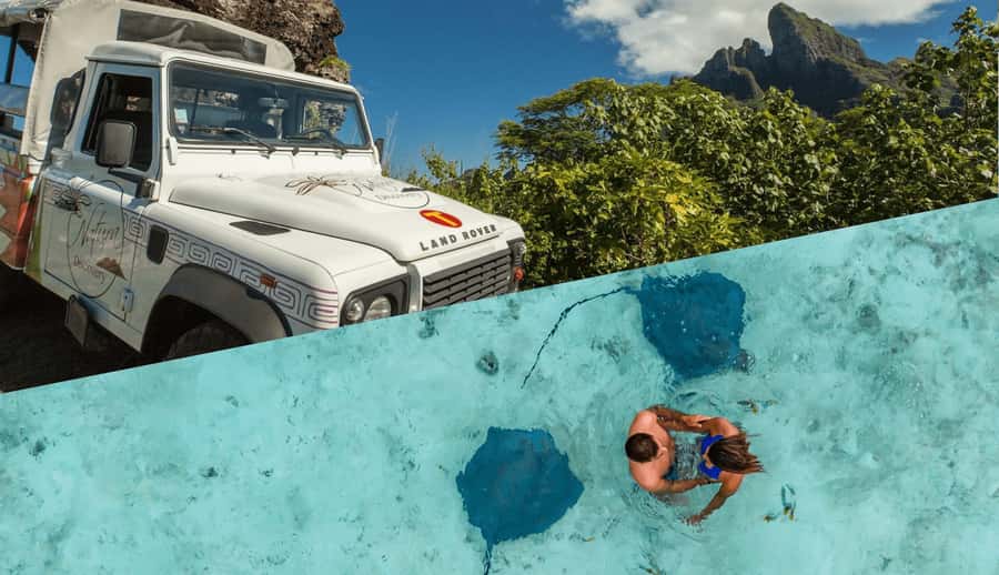 Bora Bora by Land and Sea: 4WD Safari and Snorkel - Starting with Bora Bora’s mountain roads