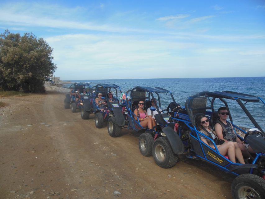 Buggy safari Crete (Transfer and lunch) analipsi- hersonisos - The final beach break at Potamos