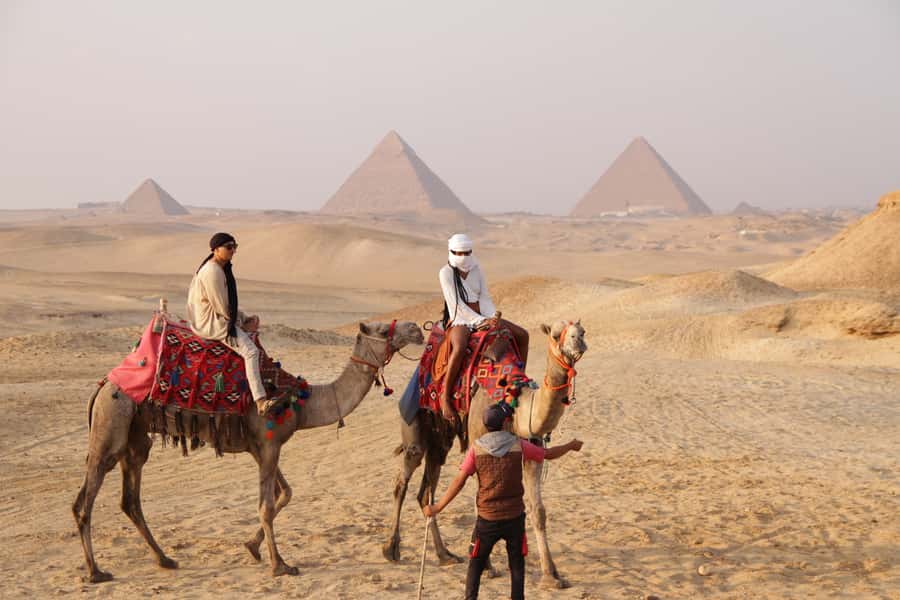 Cairo: Giza Pyramids Tour with Quad Bike Safari & Camel Ride - Cheops, Chephren, and Mykerinos up close