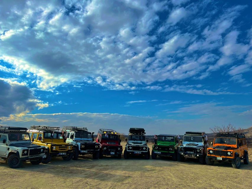 Cappadocia: Jeep Safari with Mini Underground City - Eagle Hill and the champagne finish