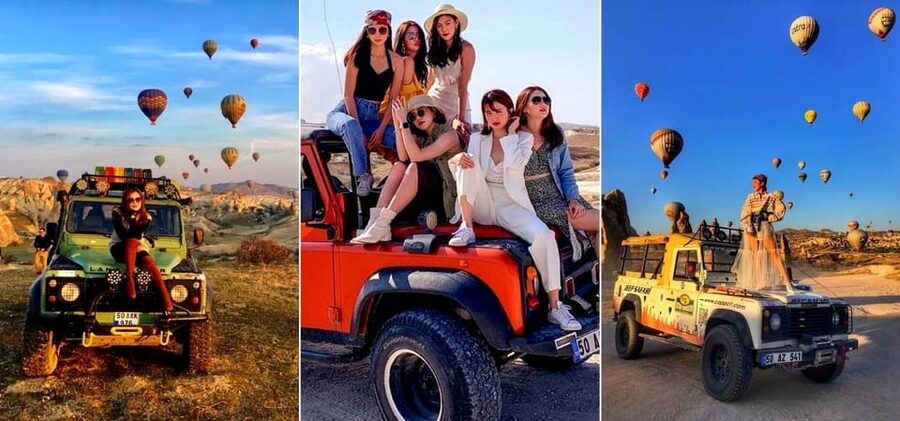 Cappadocia Off-Road Jeep Safari Experience with Free Coffee - Sunset and the Non-Alcoholic Champagne Toast