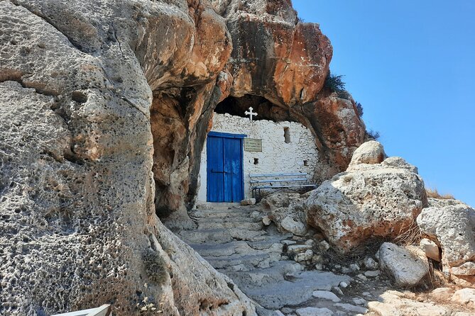 Cave Dwellers Half Day Jeep Safari from Protaras, Ayia Napa - Love Bridge gives you a quick first view
