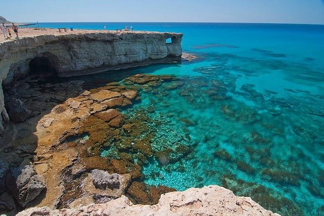 Caves Jeep Safari from Protaras & Ayia Napa - Love Bridge mixes good luck and cliff views