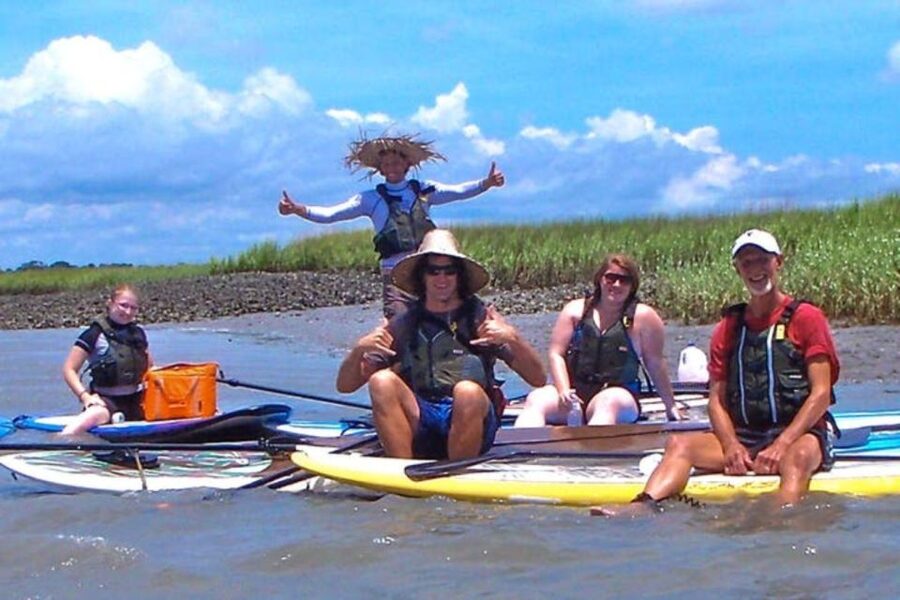 Charleston: Folly Beach Stand Up Paddleboard Dolphin Safari - Following the Folly River’s tide and wind