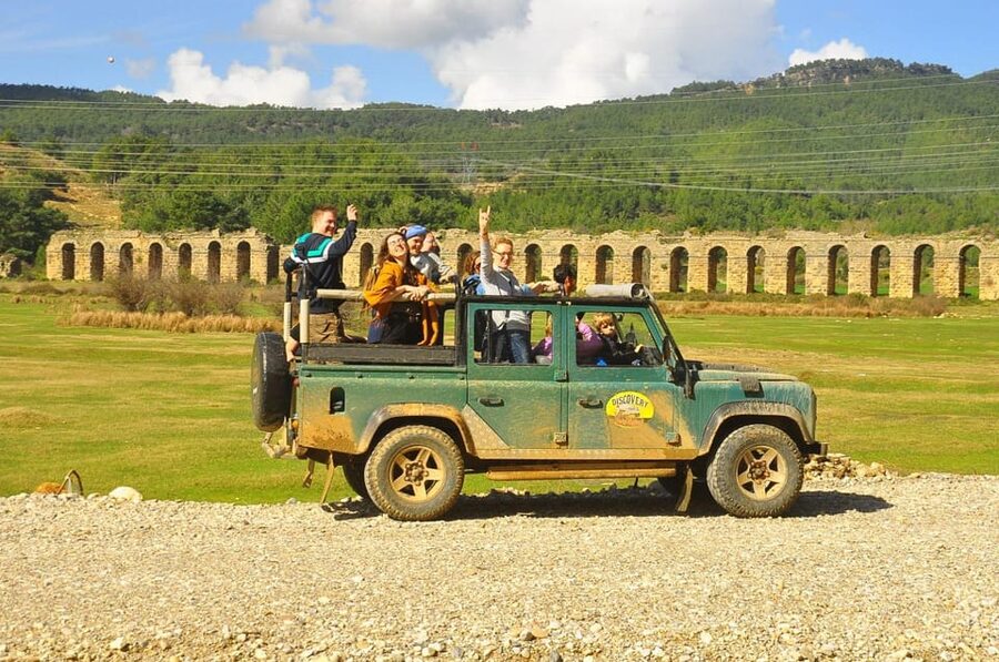 City of Side: Jeep Safari & Green Lake Boat Trip with Lunch - Green Lake, swimming, and lunch