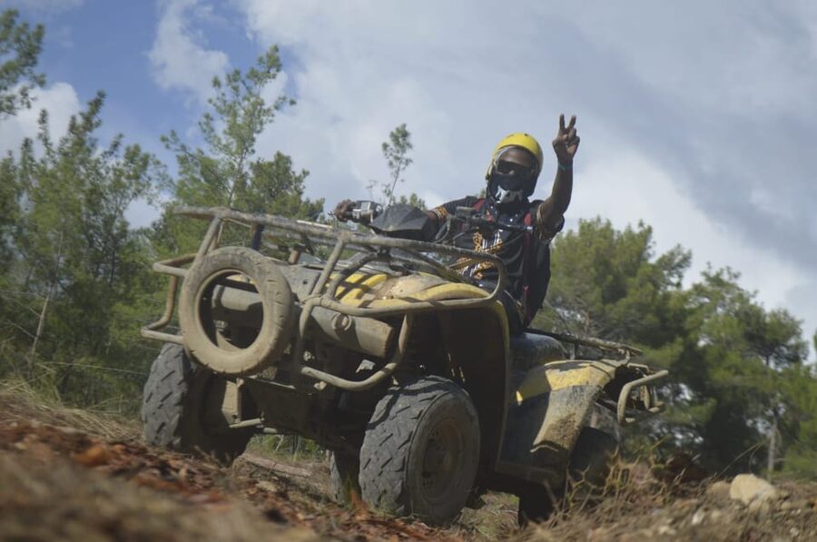 City of Side: Quad Bike Safari in the Taurus Mountains - Following the guide into the hills