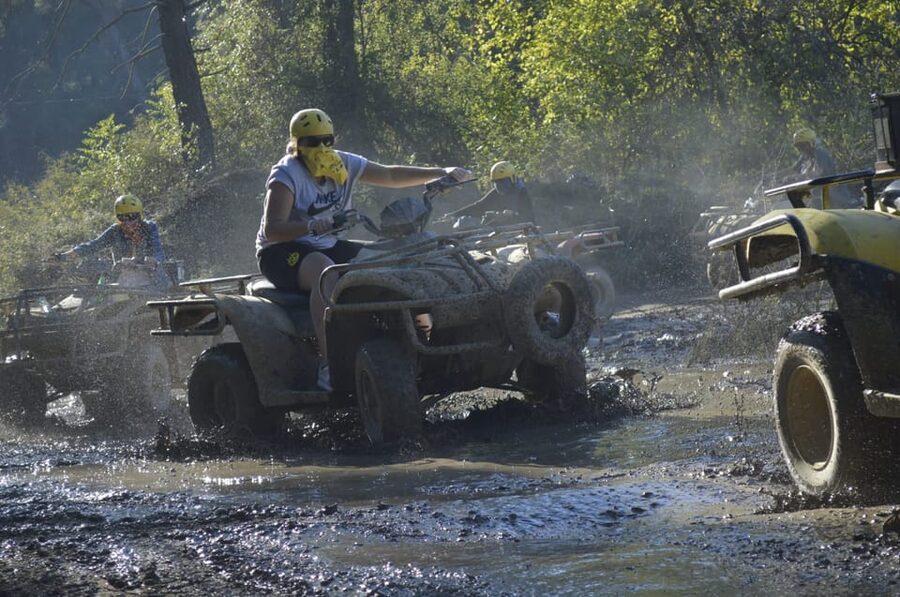 City of Side: Quad Bike Safari in the Taurus Mountains - Learning to handle the 250cc quads