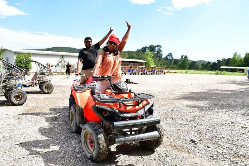 City of Side: Quad Safari Off-road with Transfer - The first 10 km through forest and dust