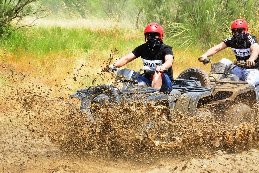 City of Side: Quad Safari Tour - The first 10 km through the river area